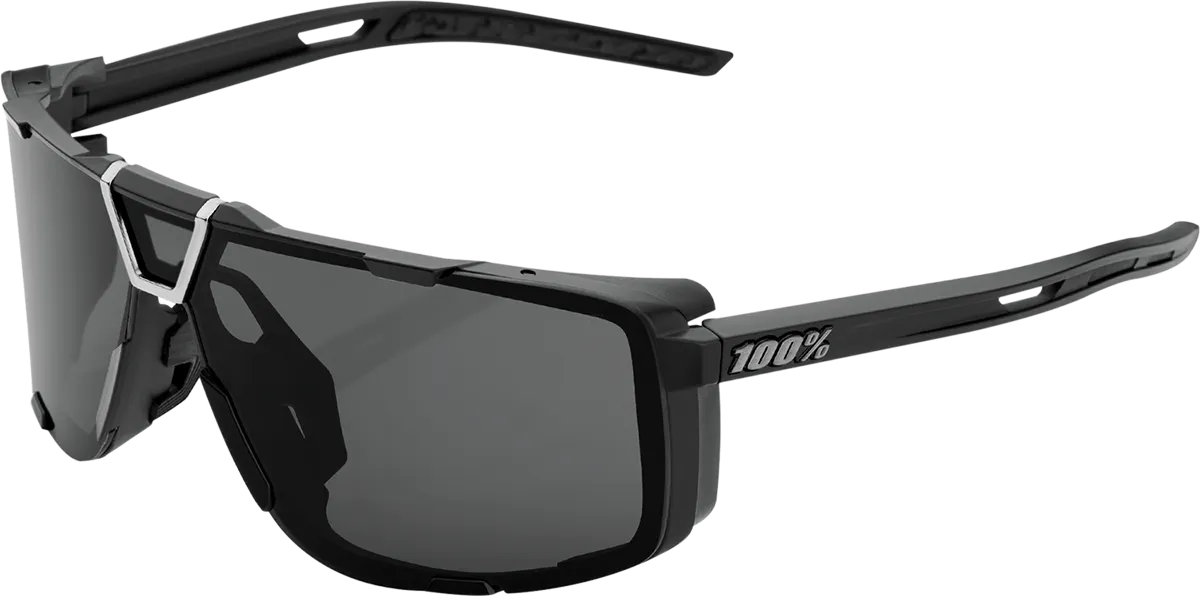 100% Eastcraft Sunglasses - Matte Black - Smoke 61045-102-01