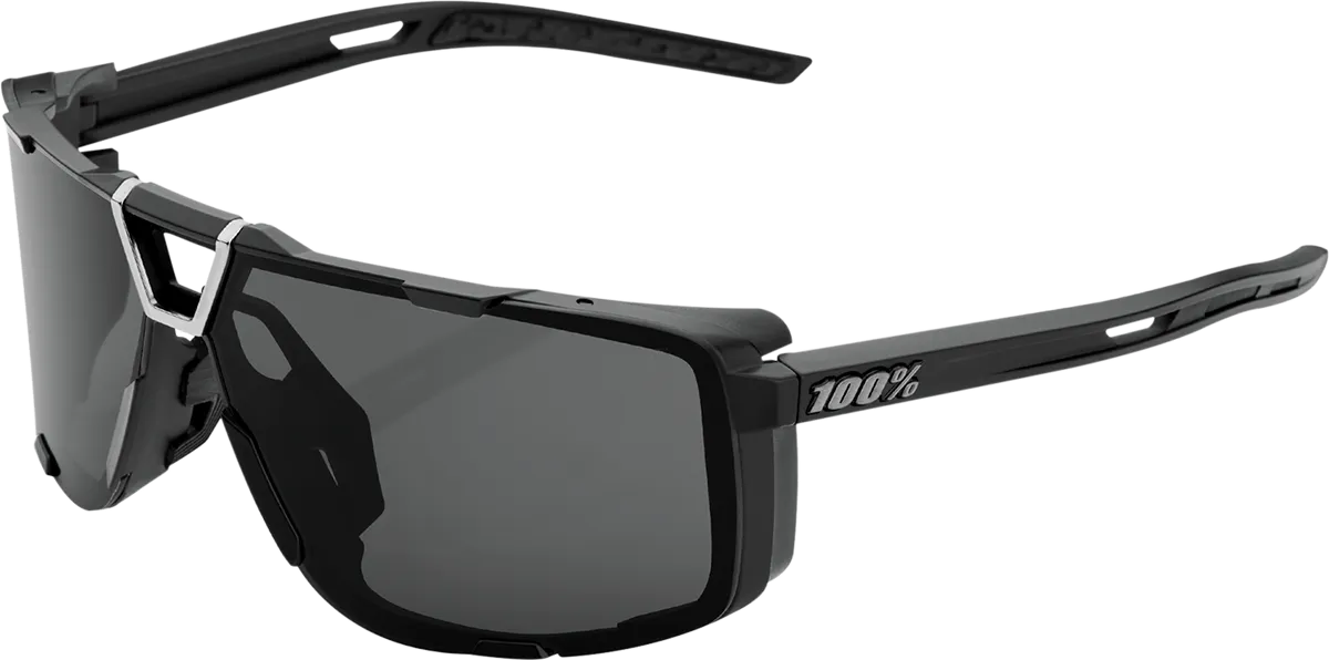 100% Eastcraft Sunglasses - Matte Black - Smoke 61045-102-01