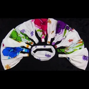 12 Floral and Taj Design Elastic Bandana-Headbands ($1.78 each)