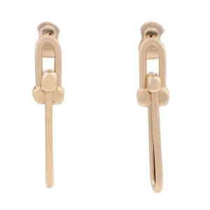 14K Yellow Gold Link Earrings