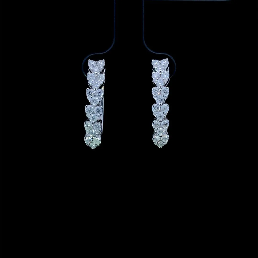164286 - 1.50 ctw diamond hoops