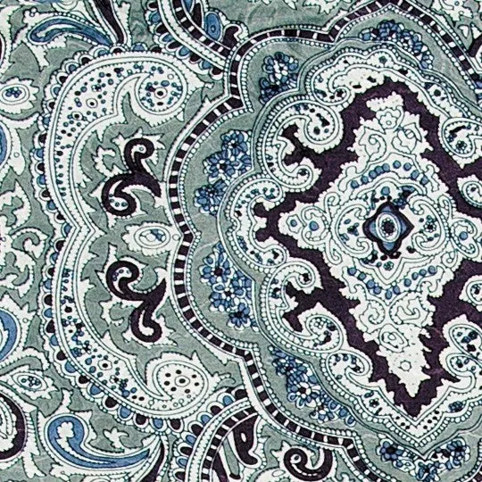 42" x 42" Extra Large Paisley Silk Scarves