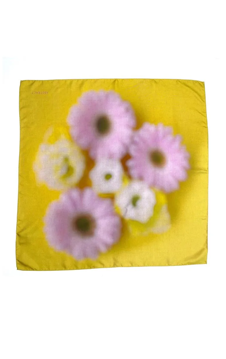 Abstract- Silk Bandana