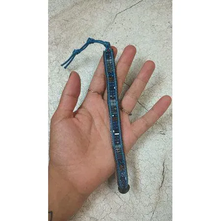 Adjustable Bead & Chain Bracelet - Thailand