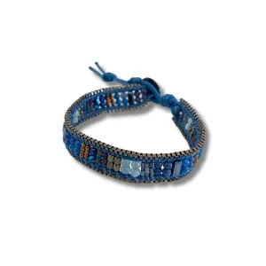 Adjustable Bead & Chain Bracelet - Thailand