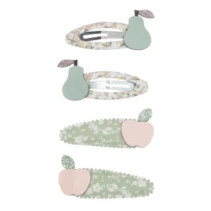 Apples And Pears Clic Clac Hair Clips by Mimi & Lula