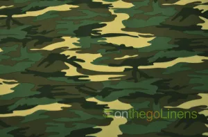 Army Camouflage Neoprene Knit Fabrics | 2mm Thickness | Neoprene Scuba |
