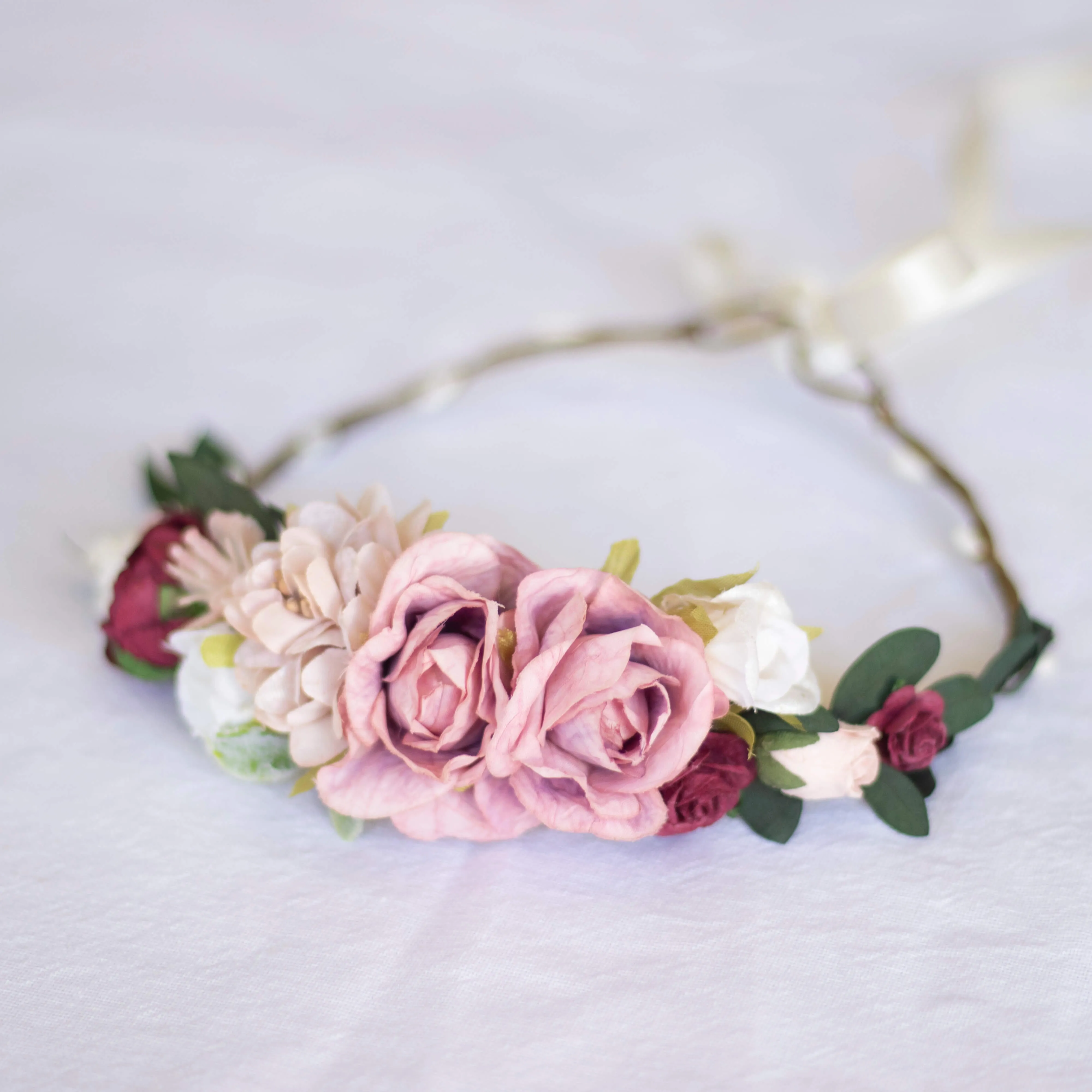 Audrey flower crown