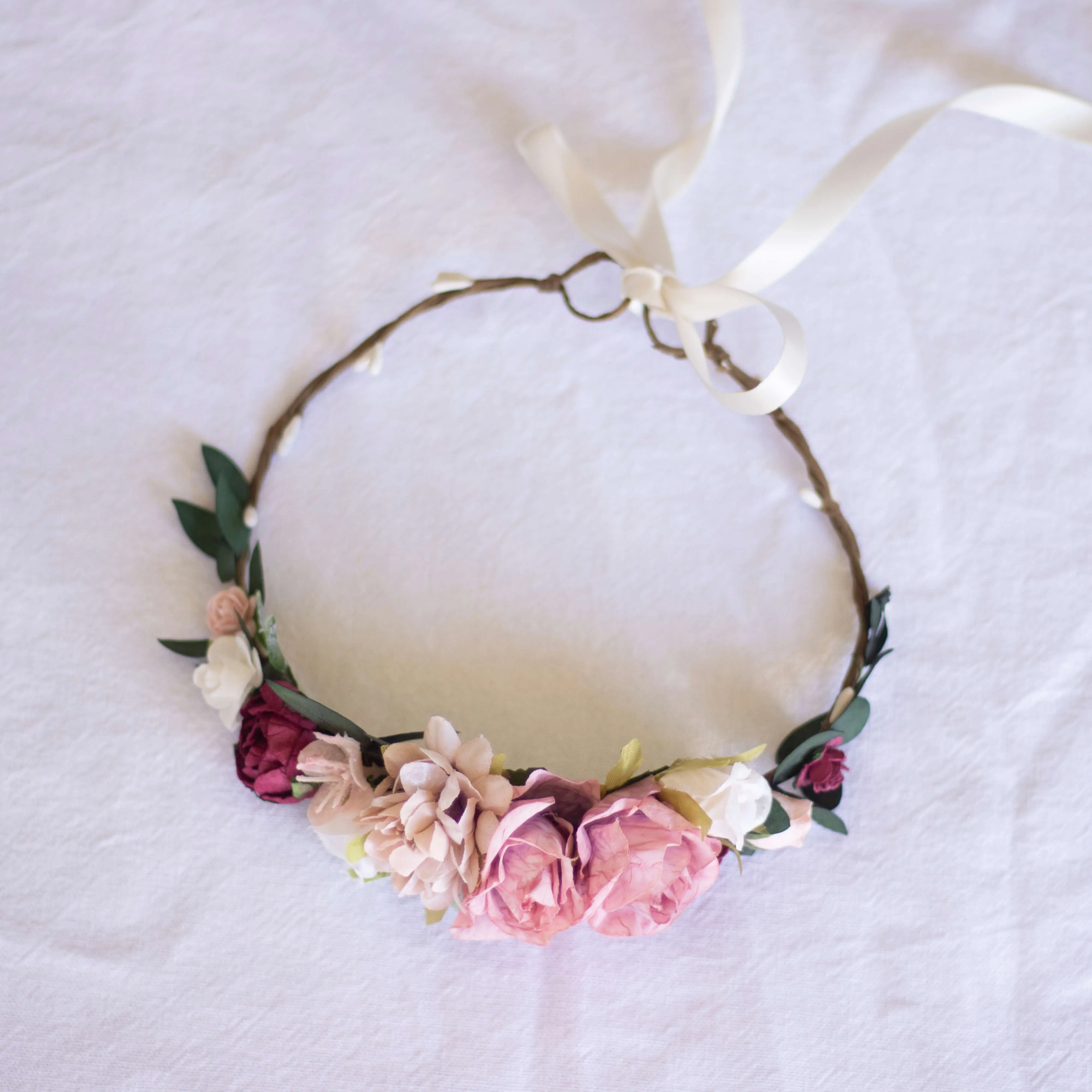 Audrey flower crown