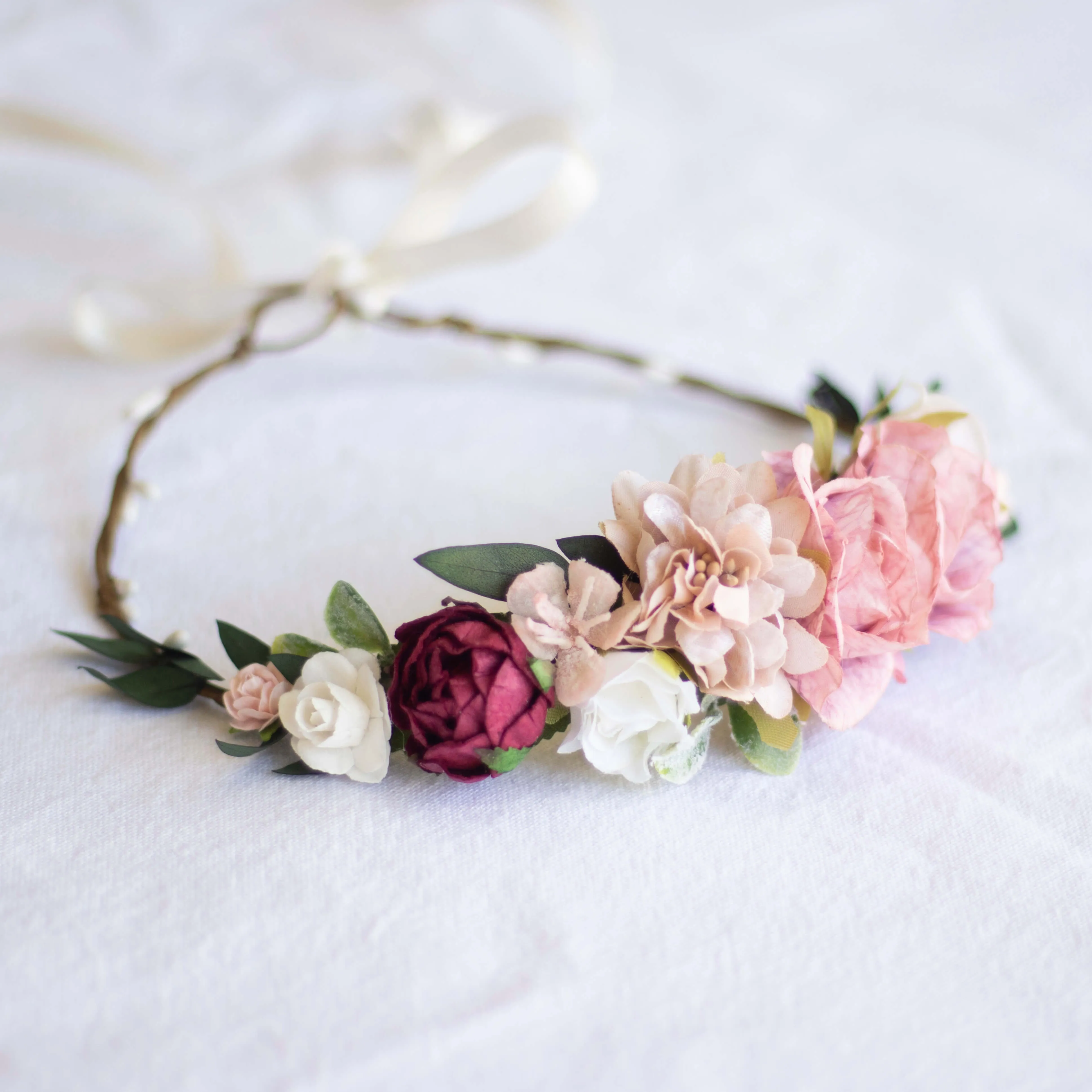 Audrey flower crown