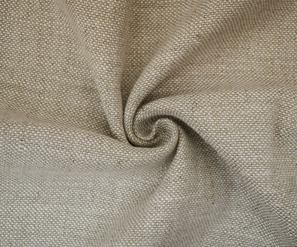 Beige-White Moygashel Woven Irish Linen Home Decorating Fabric