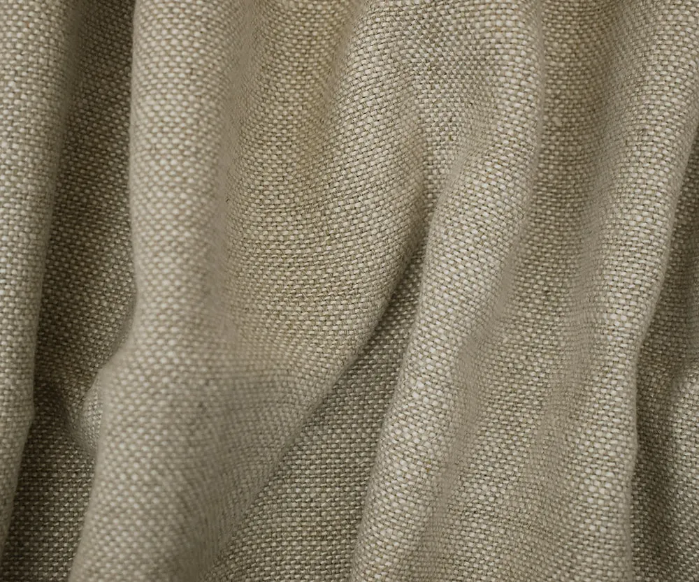 Beige-White Moygashel Woven Irish Linen Home Decorating Fabric