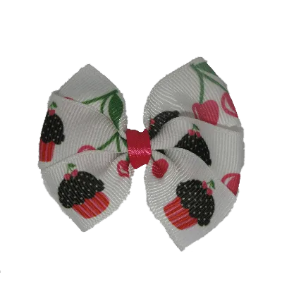 Bella Hair Bow - Cupcakes and Cherries