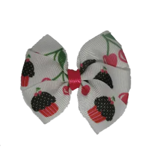 Bella Hair Bow - Cupcakes and Cherries