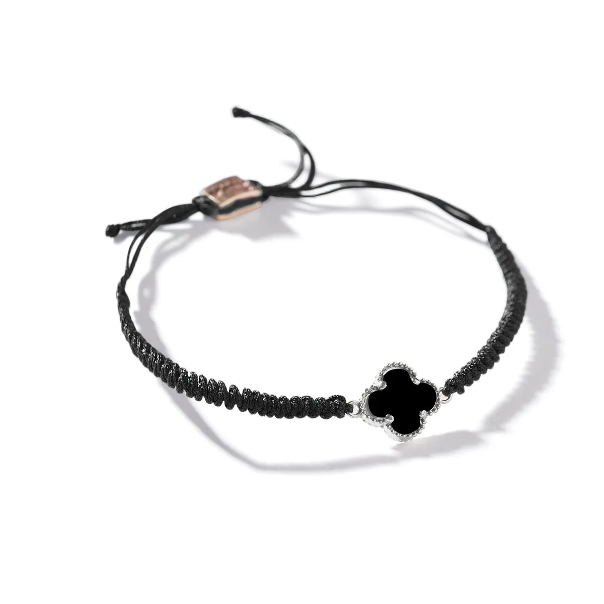 Black Clover Cord Bracelet