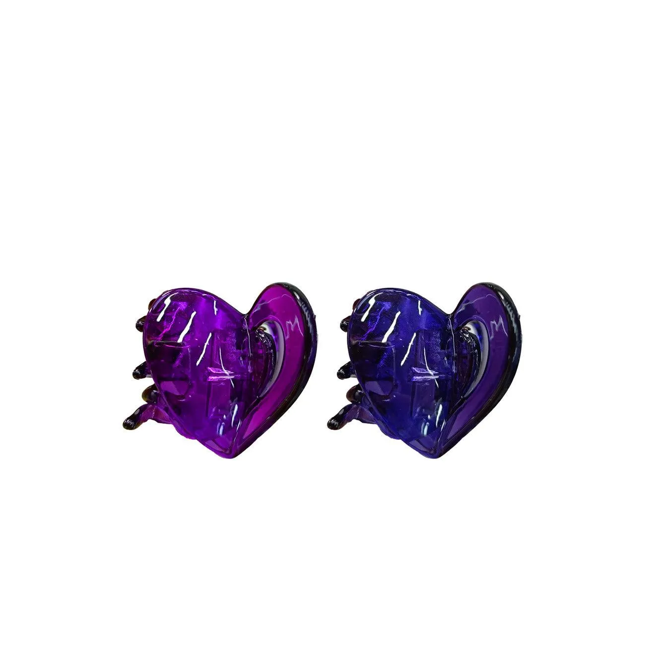 Blue & Purple Hair Clips