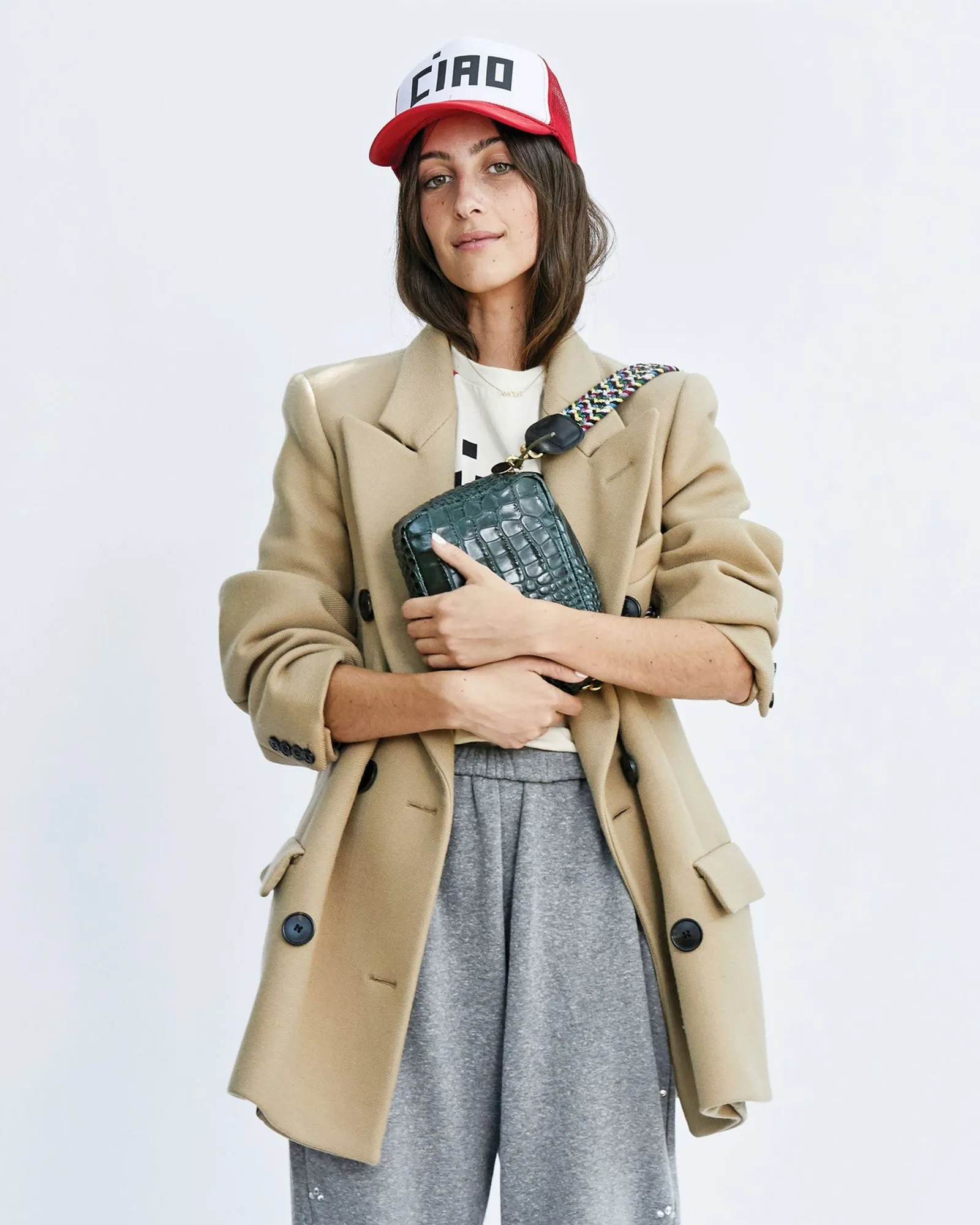 Clare V. - Shoulder Strap in Multi Webbing