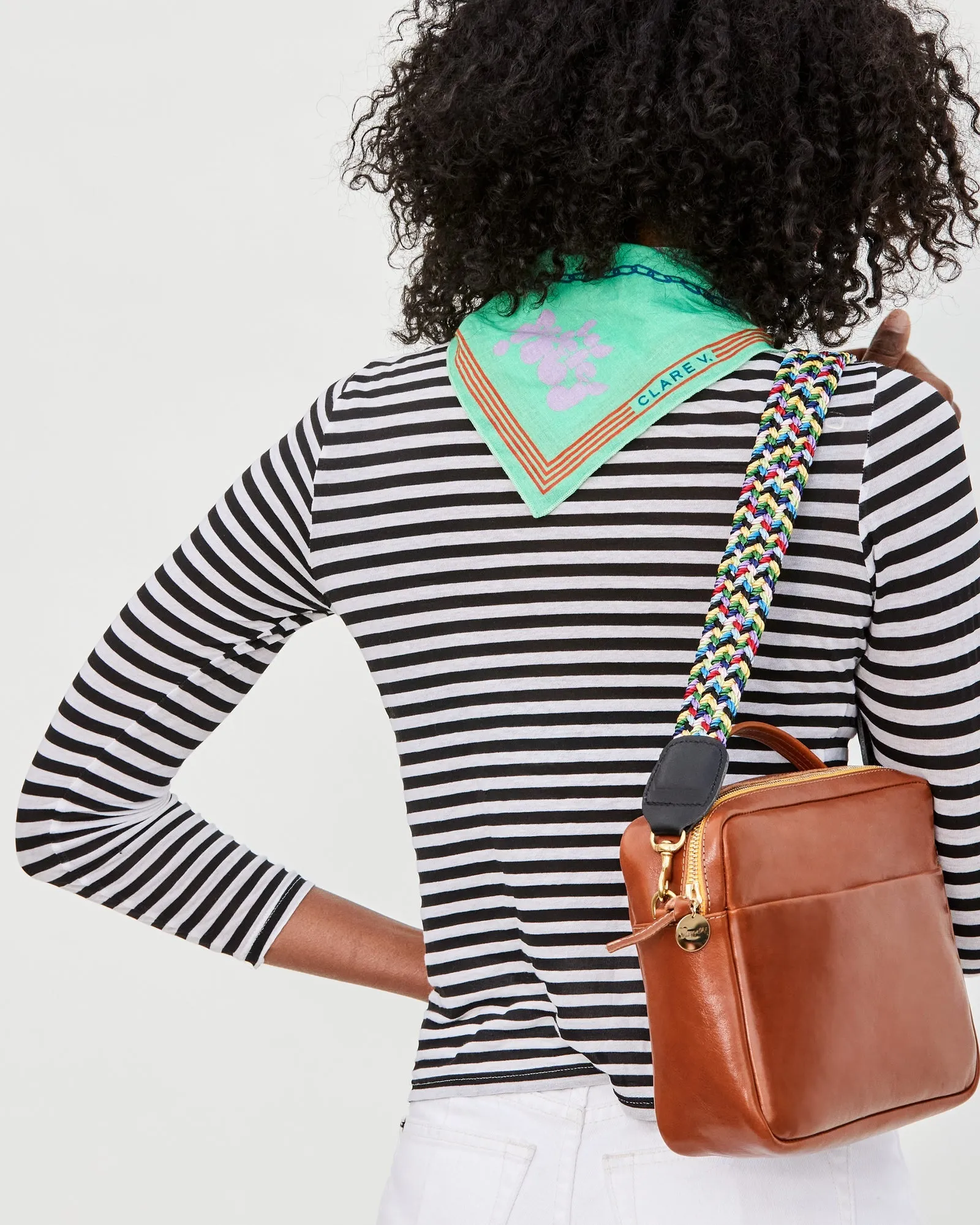 Clare V. - Shoulder Strap in Multi Webbing