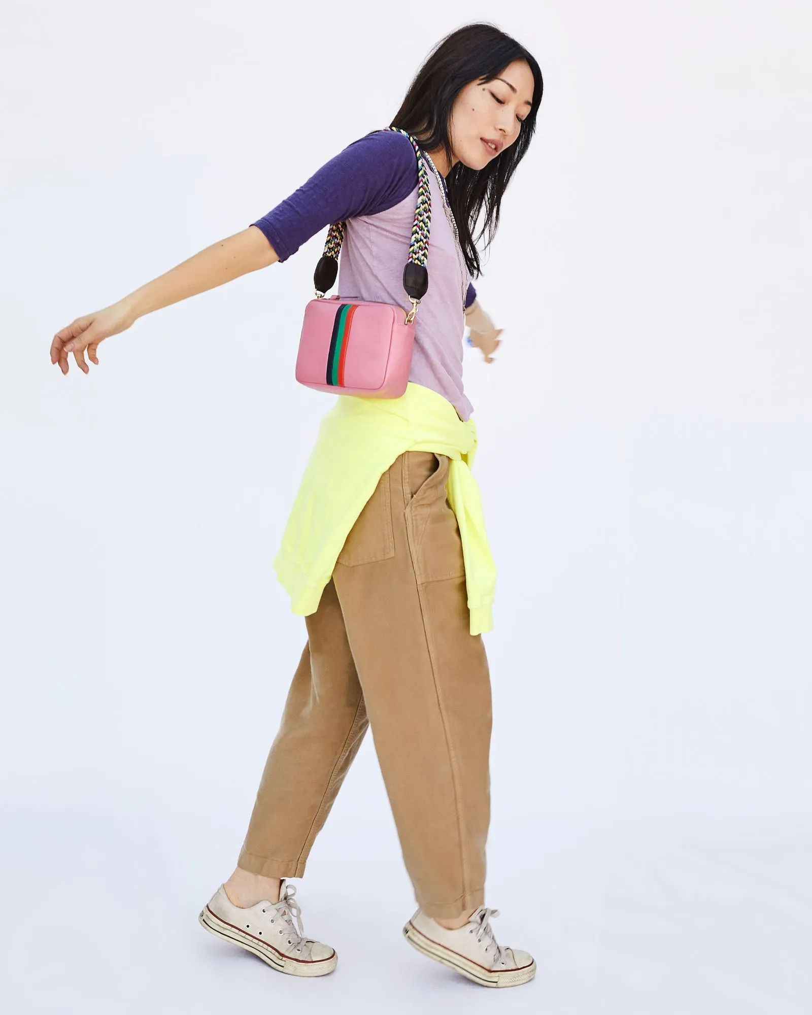 Clare V. - Shoulder Strap in Multi Webbing