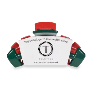 Classic Red and Green Hair Clip