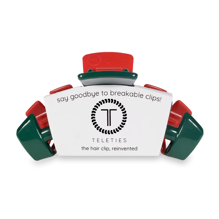 Classic Red and Green Hair Clip