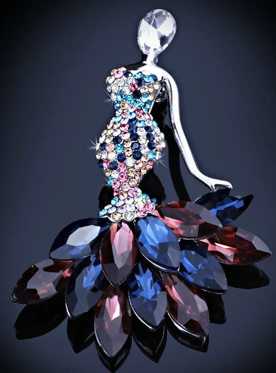 Crystal Fairy Brooches for women Rhinestones