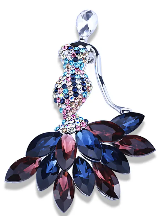 Crystal Fairy Brooches for women Rhinestones