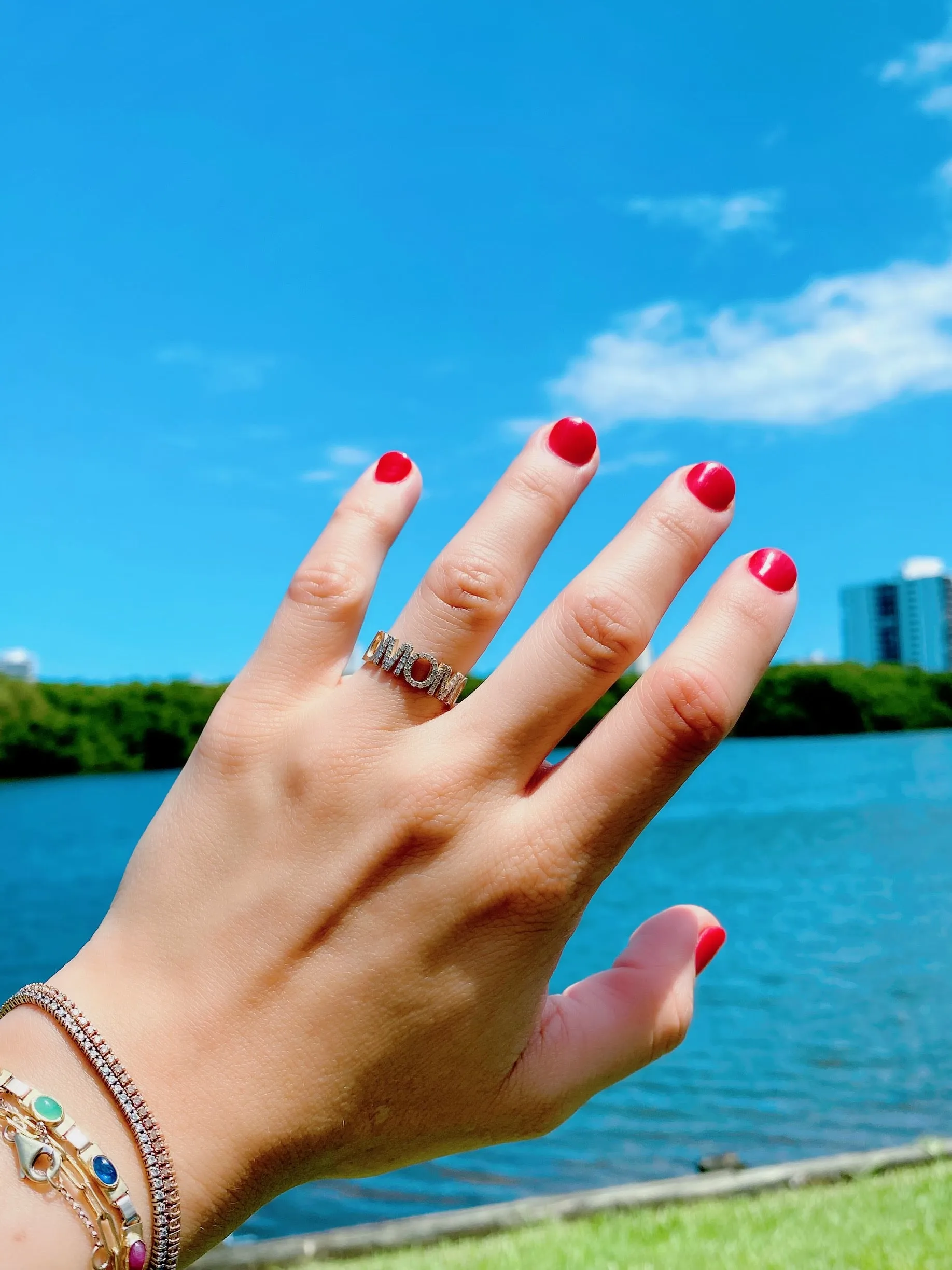 Customized MOM / Name Ring