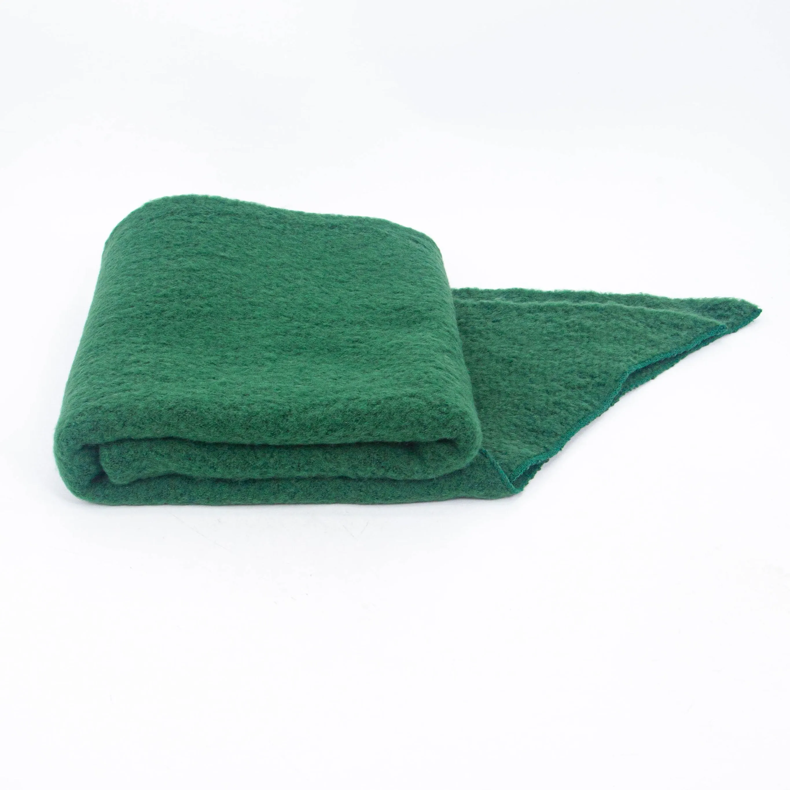 Evie Heavyweight Asymmetric Scarf - Green