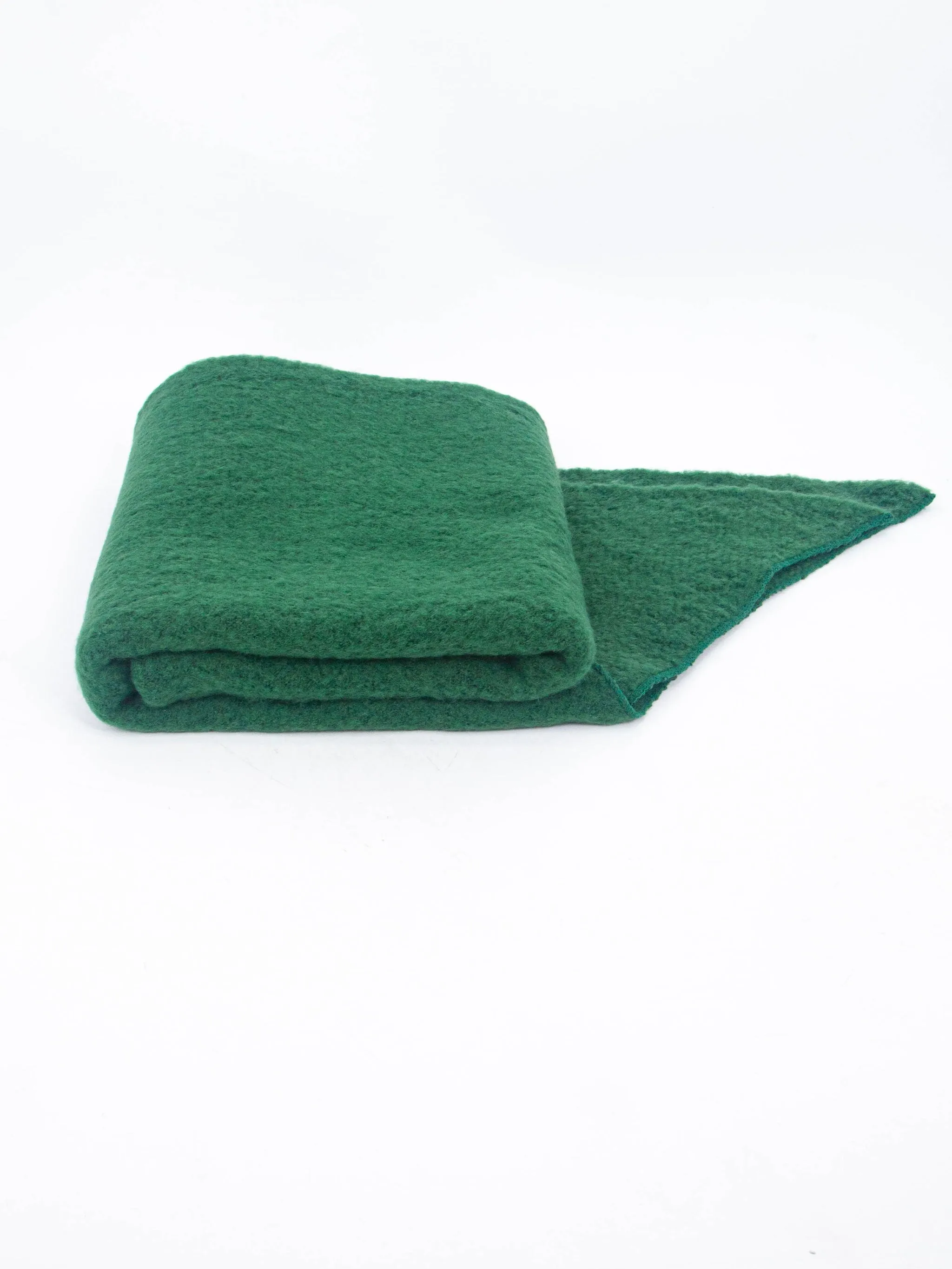 Evie Heavyweight Asymmetric Scarf - Green