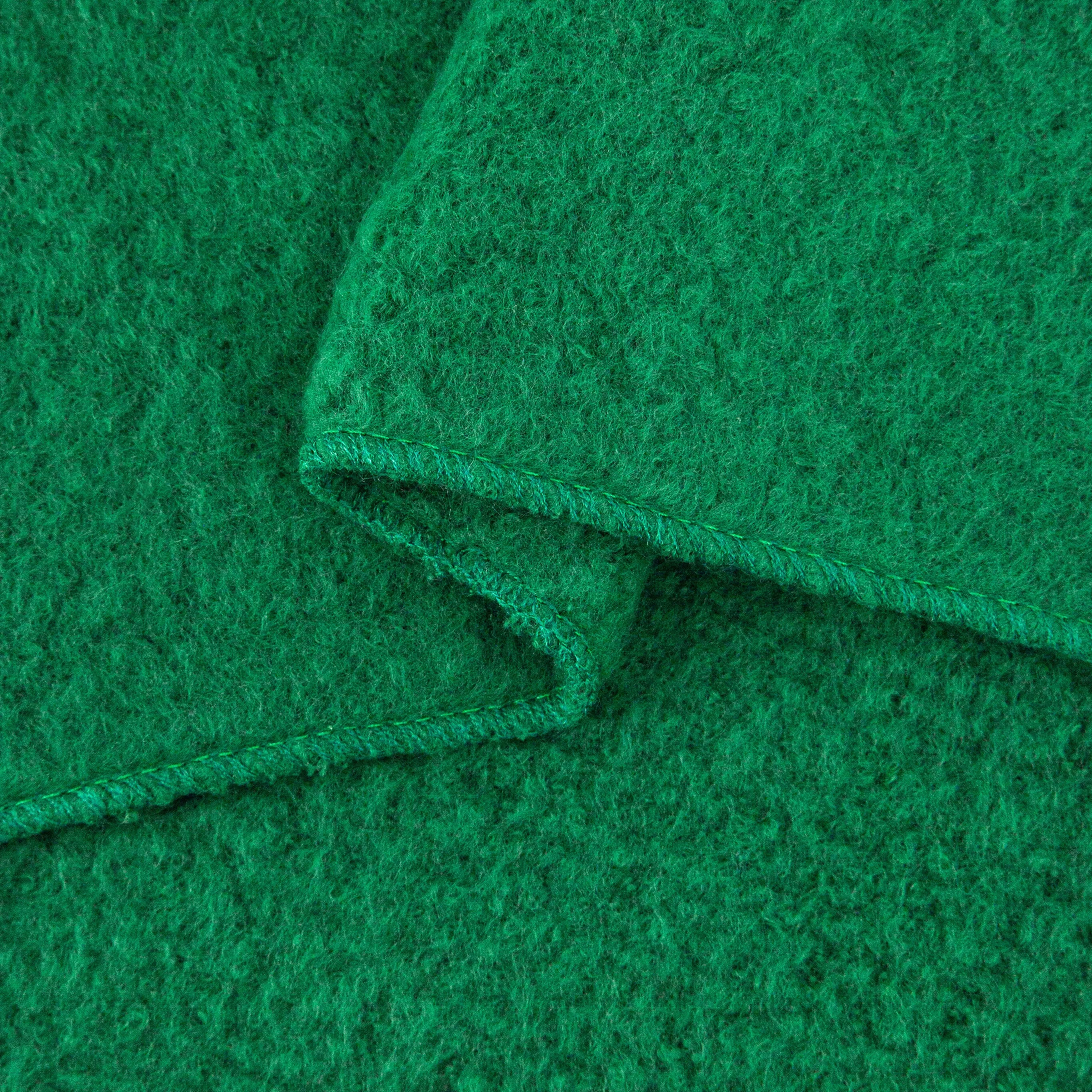 Evie Heavyweight Asymmetric Scarf - Green