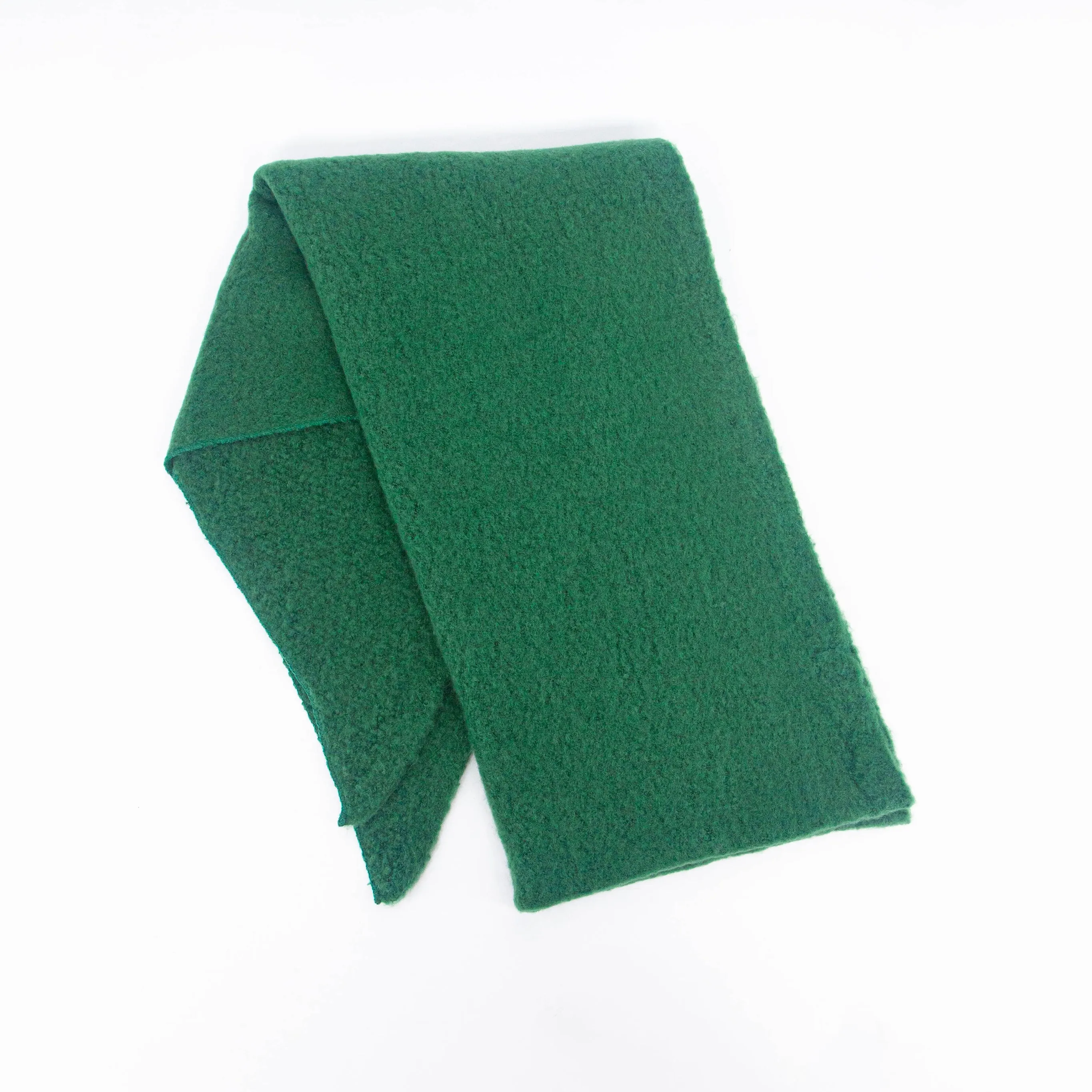 Evie Heavyweight Asymmetric Scarf - Green