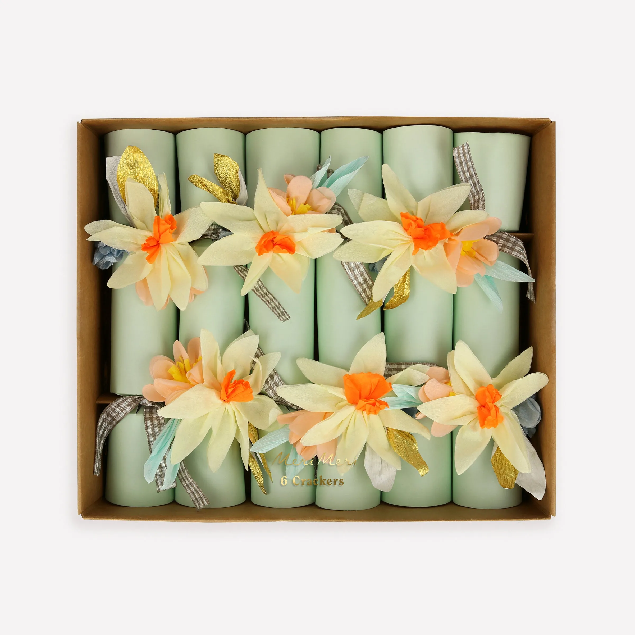 Floral Crackers (x 6)