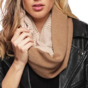 Glen Check Infinity Scarf