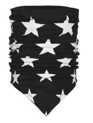 Goldbergh Starlight Scarf Neckwarmer in Black with White Stars