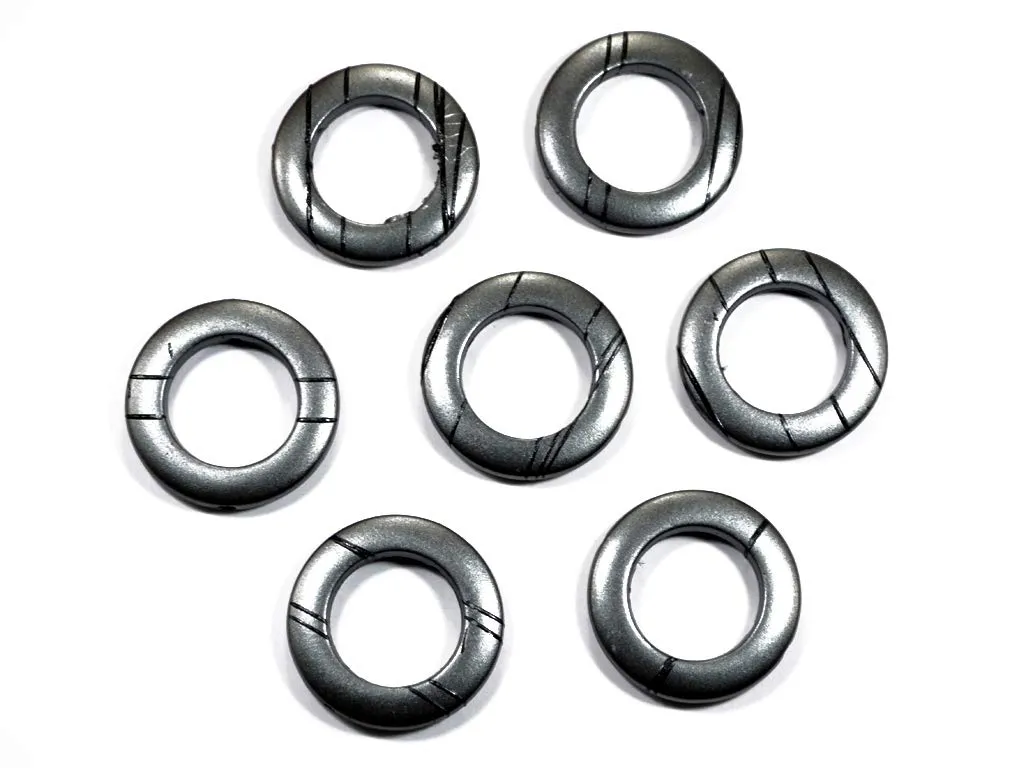 Gray Ring Acrylic Stones
