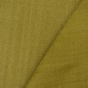 Green Moygashel Solid Woven Irish Linen Home Decorating Fabric