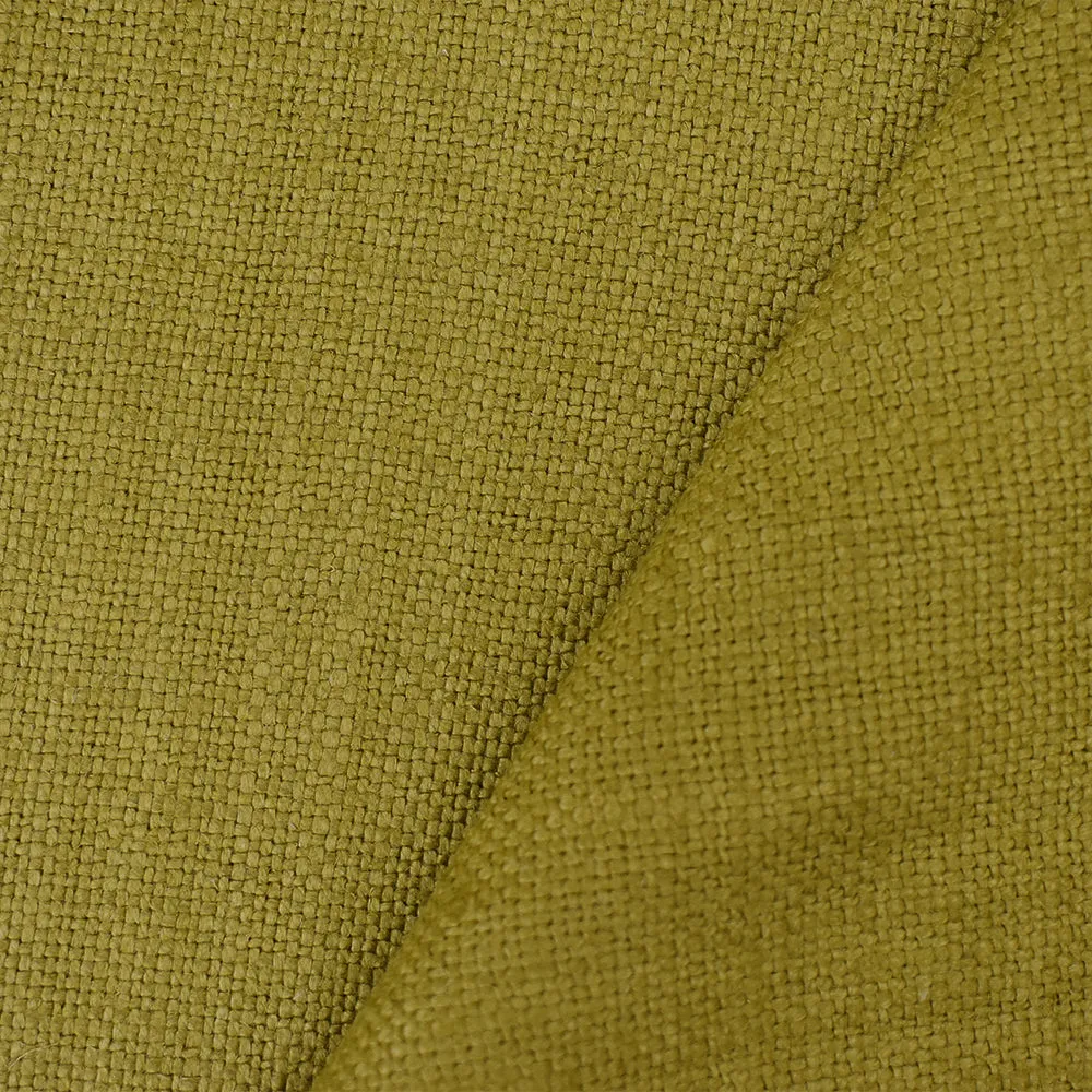 Green Moygashel Solid Woven Irish Linen Home Decorating Fabric
