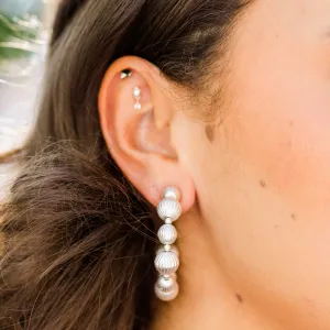Home To My Lover Earrings, Silver