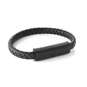 iPhone Cable Leather Bracelet