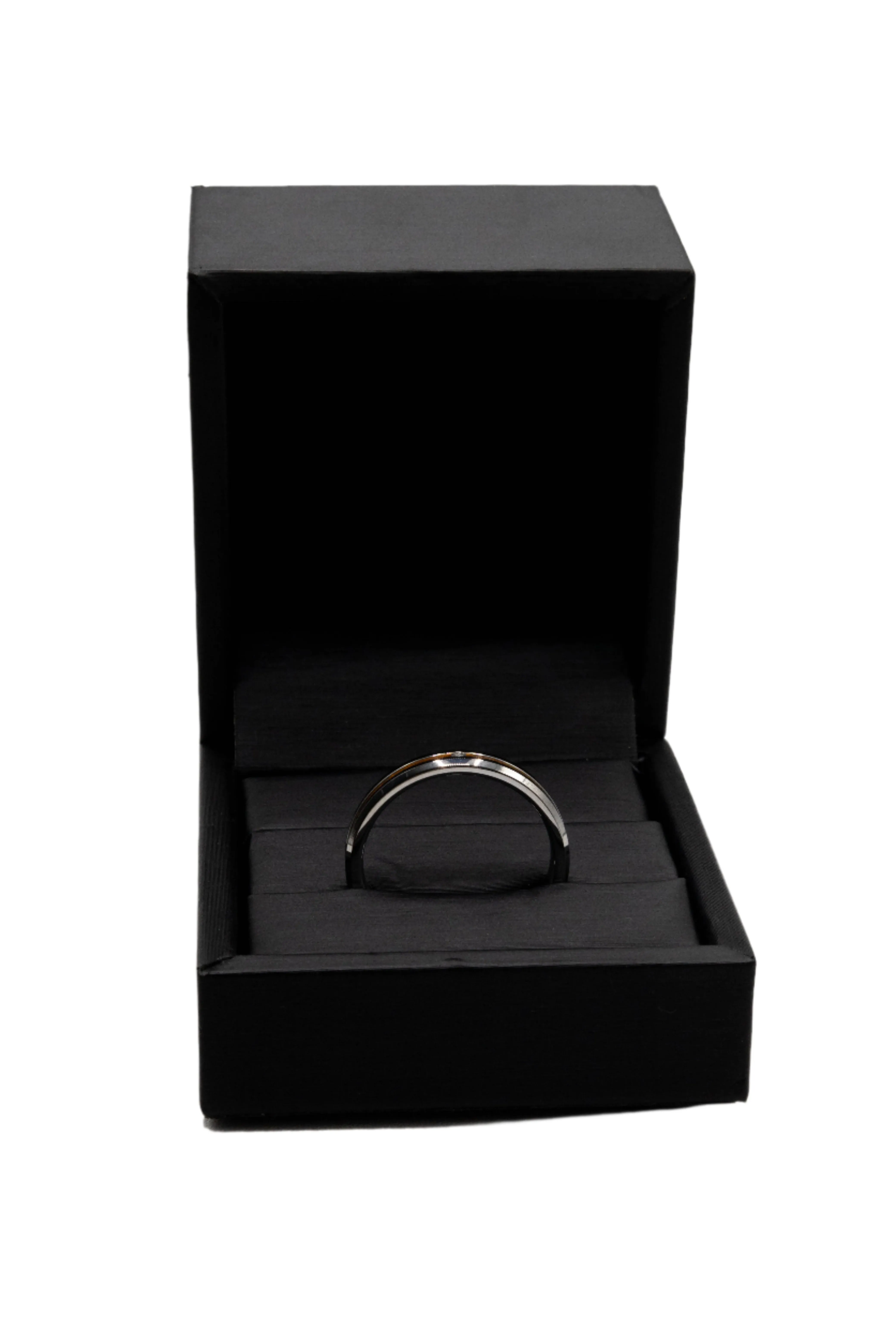 Izumi Two-Tone Tungsten Wedding Ring