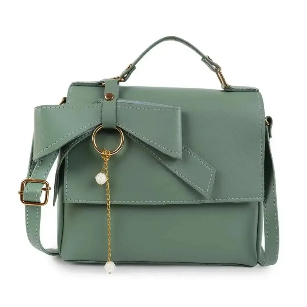 japkaur green color sling bag for women