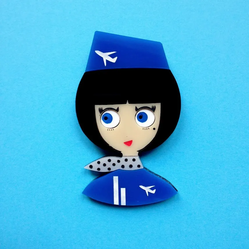 KELLY Acrylic brooch