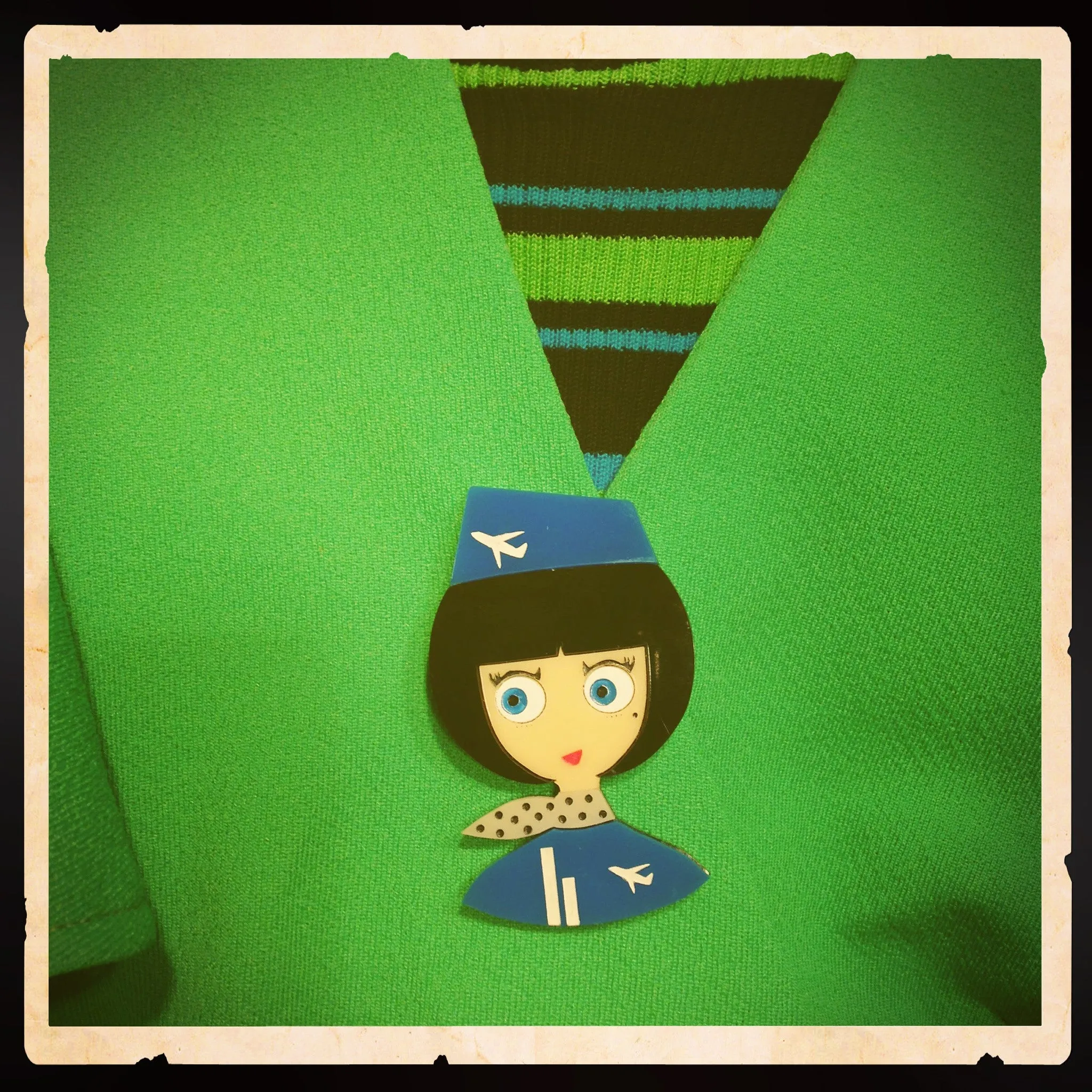 KELLY Acrylic brooch