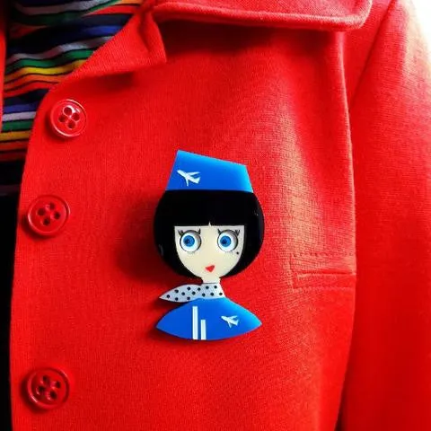KELLY Acrylic brooch
