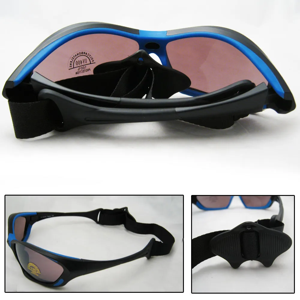 Kitesurfing Kiteboarding Men Sunglasses Lenses Water Sports UV400 Fashion Blue