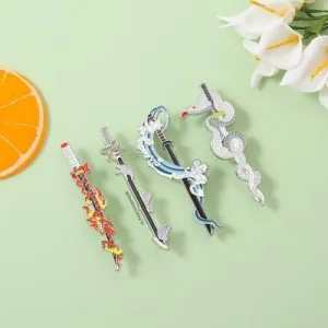 Kool Katana - Metal Brooch