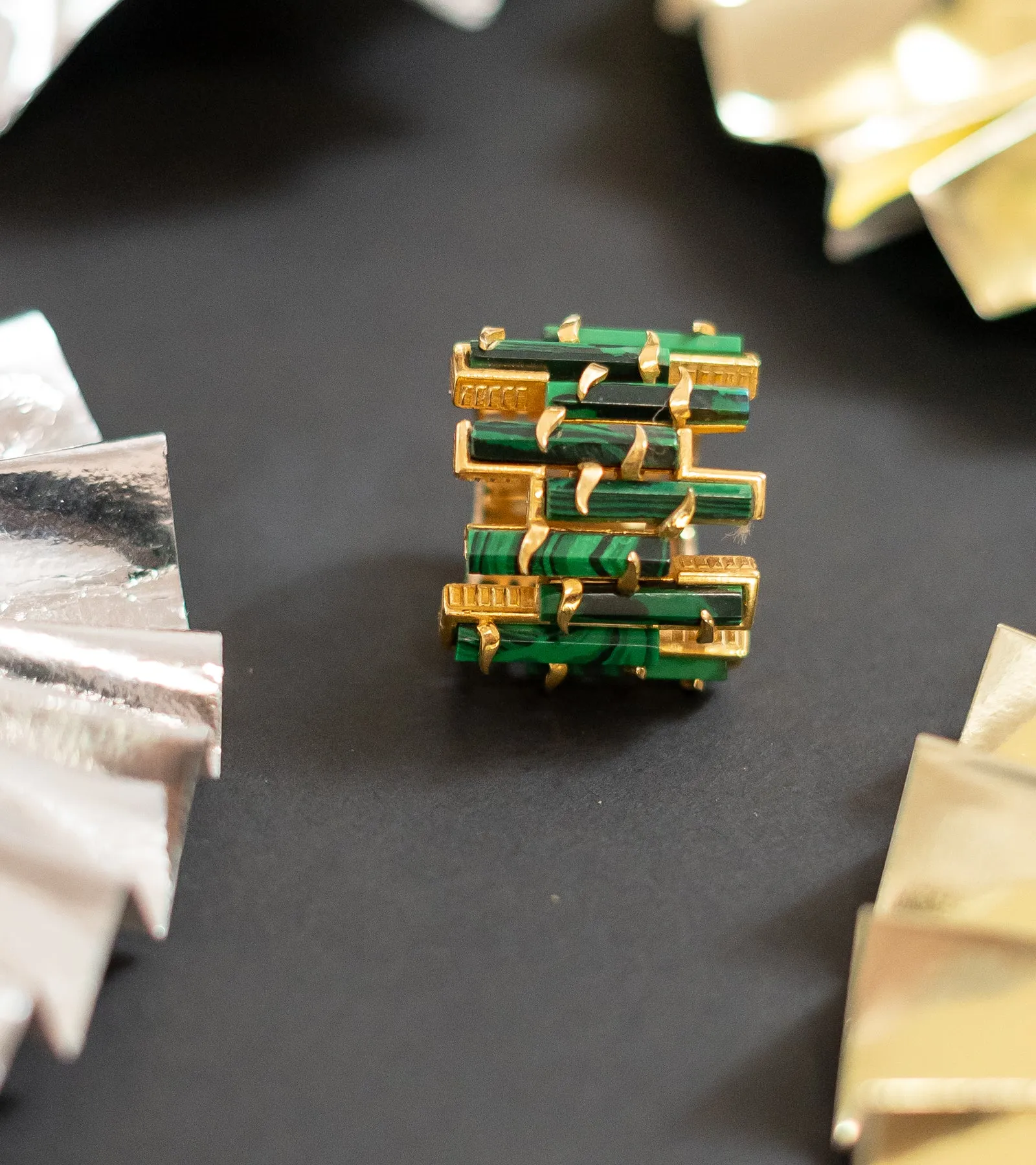 Malachite | Cocktail Ring