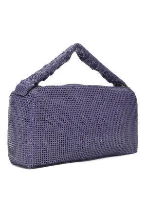 Mesh Evening Clutch-Purple