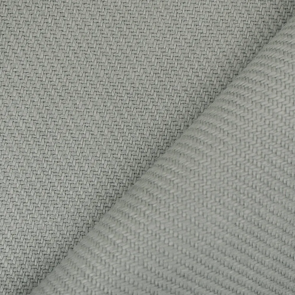 Mid Gray Moygashel Twill Irish Linen Solid Woven Home Decorating Fabric
